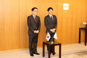 梁 起豪　駐神戸大韓民国総領事の知事表敬訪問