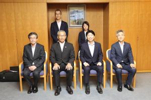 株式会社日本カストディ銀行の知事表敬訪問