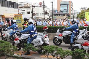 秋の交通安全県民運動推進行事