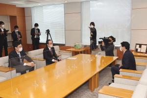 池田 香川県知事への表敬訪問