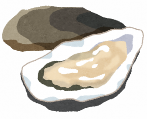 牡蠣の絵
