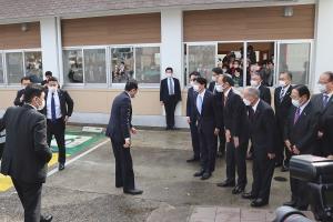 岸田 内閣総理大臣の奈義町訪問