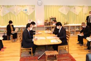 岸田 内閣総理大臣の奈義町訪問
