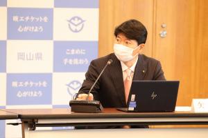 岡山県新型コロナウイルス感染症対策本部会議