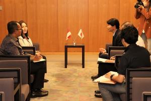 ディアナ・ES・スティクノ在大阪インドネシア共和国総領事 表敬訪問