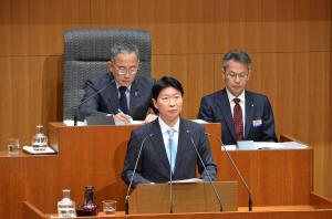 県議会11月定例会開会