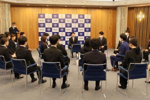 地域枠学生・自治医科大学生との懇談会