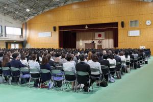 県立西大寺高等学校入学式