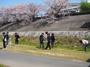 清掃の様子