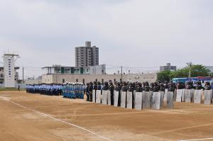 県警発足70周年記念視閲式