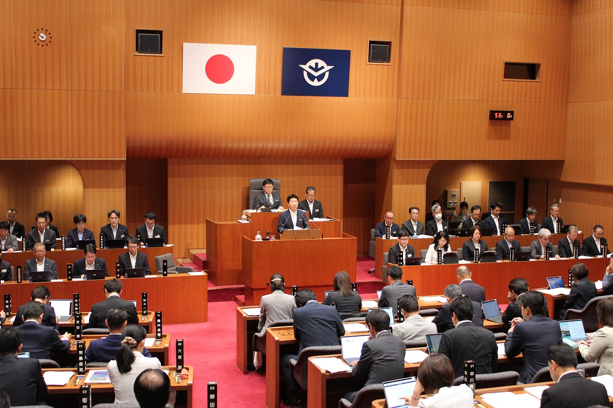 令和７年６月定例会 開会日（議場）