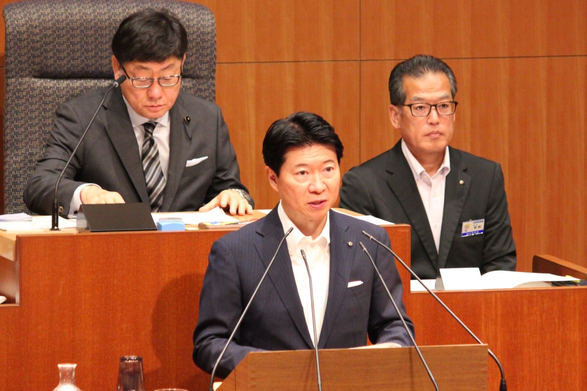 令和７年６月定例会 開会日（知事提案説明）