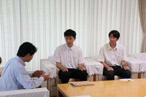 AIG高校生外交官プログラム表敬訪問