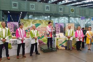 県産くだものトップセールス