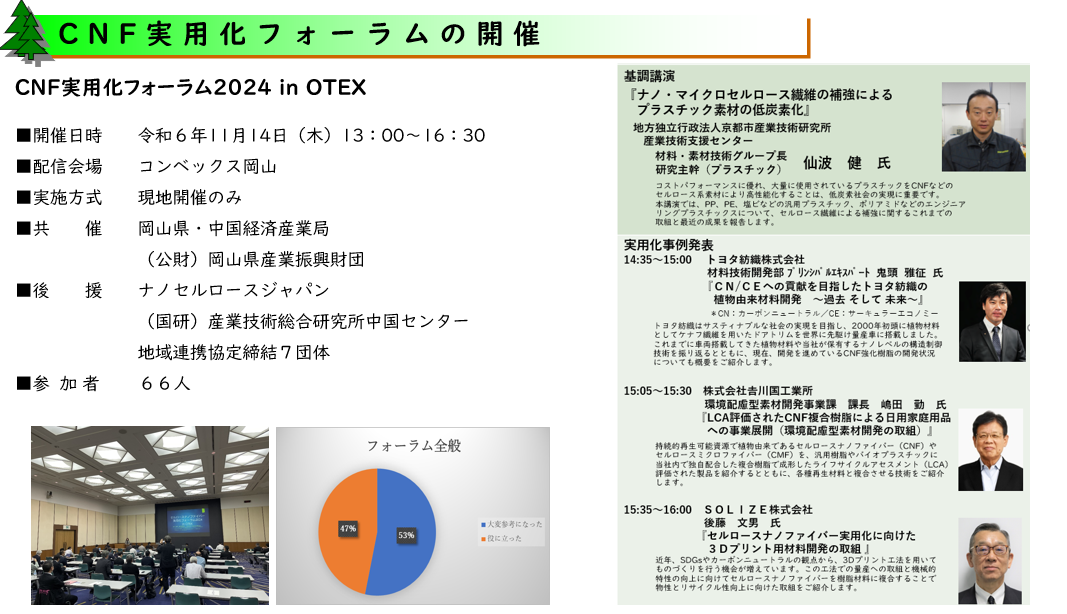 令和6年度実用化フォーラム