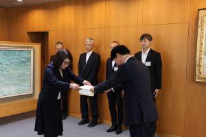 収用委員会委員任命辞令交付式
