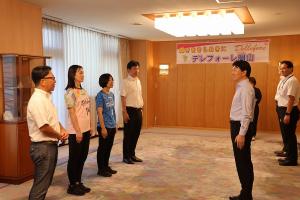デレフォーレ岡山表敬訪問