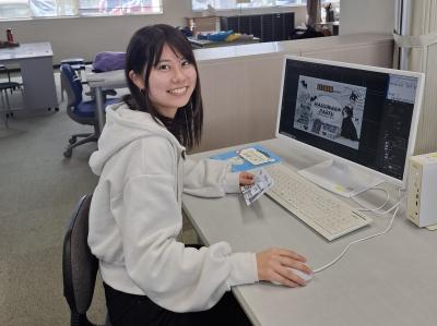 商業デザイン基本実習風景