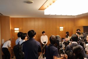 日本サッカー協会会長表敬訪問