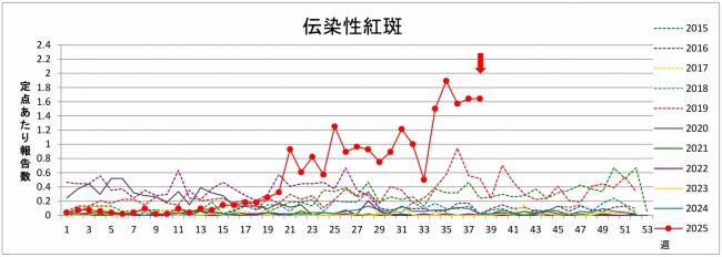リンゴ病グラフ