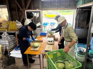 調査の様子を撮影した写真です