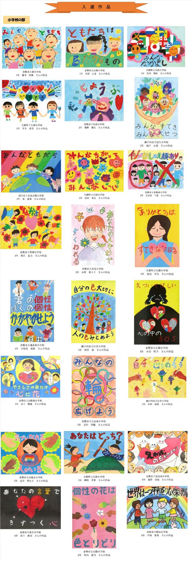 入選作品 小学校の部