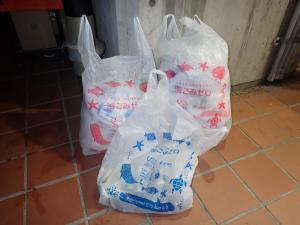 回収したごみ