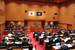 県議会11月定例会開会