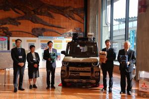 三菱自動車新型車展示オープニングセレモニー