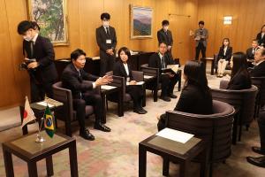 ブラジルからの研修員修了式