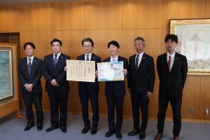 明治安田生命「私の地元応援募金」贈呈式