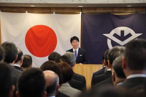 職員への新年挨拶