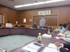 意気込みを述べる研修生の写真