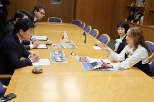 リリヤ・バビィ氏 表敬訪問