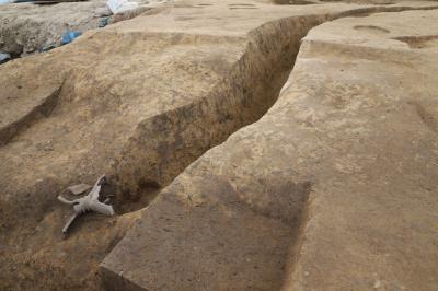 せき止め高杯（北西から）