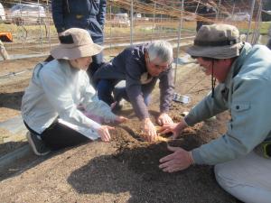 補植を実践する参加者