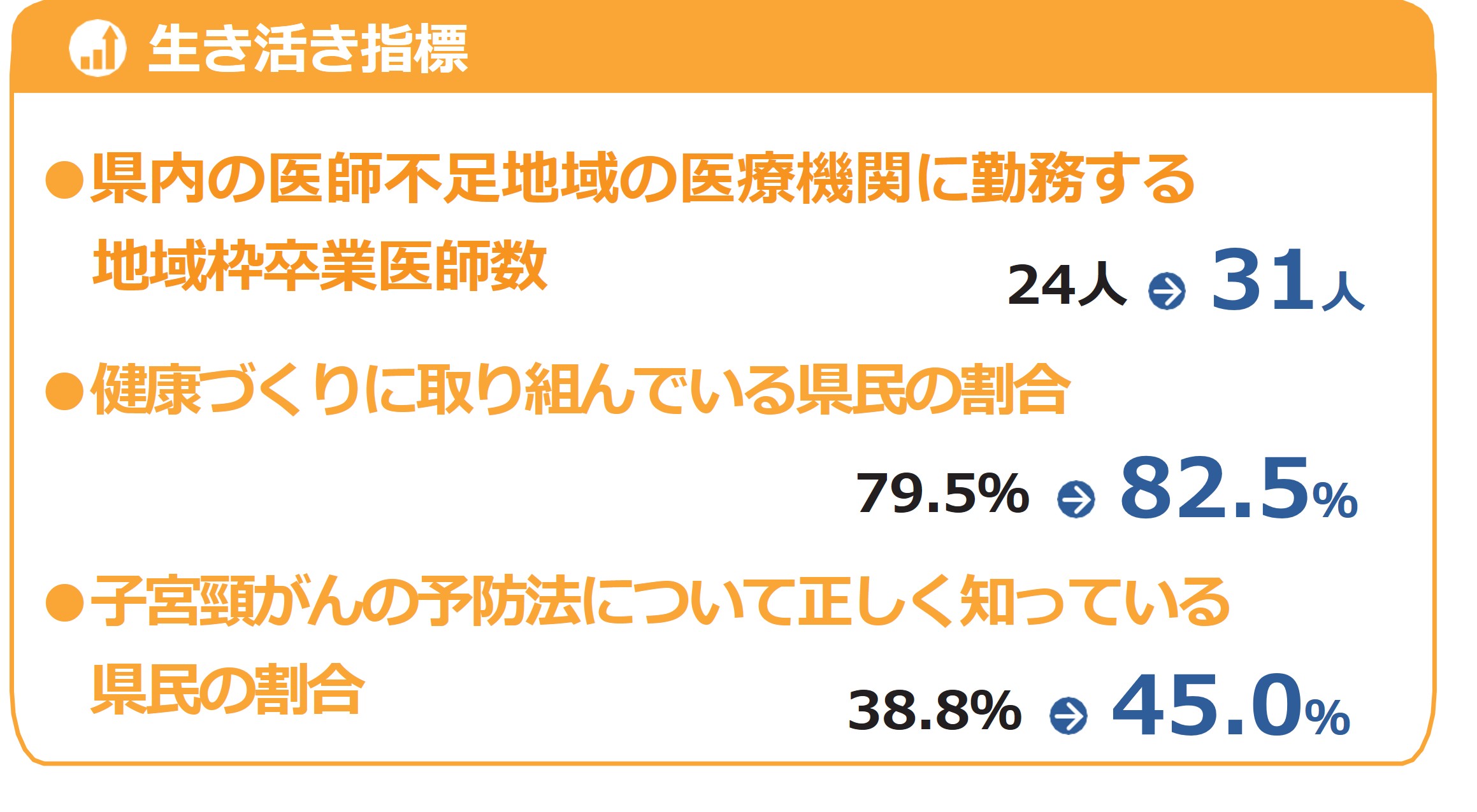 保健医療充実プログラム指標