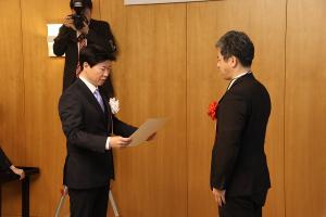 おかやま子育て応援宣言企業知事賞贈呈式