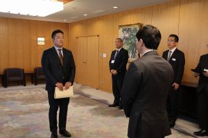 県子ども食堂応援基金への寄附に対する感謝状贈呈式