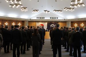 退職者辞令交付〔課長級以上・役職定年者〕