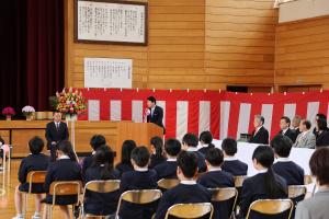 西粟倉村立西粟倉小学校入学式
