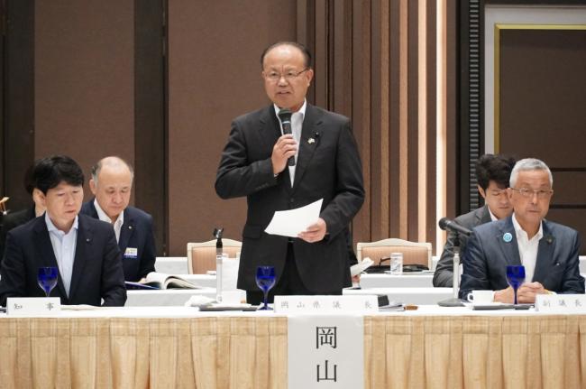中国五県議会正副議長会議(議長挨拶)