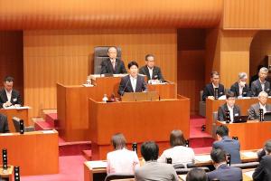 県議会6月定例会開会