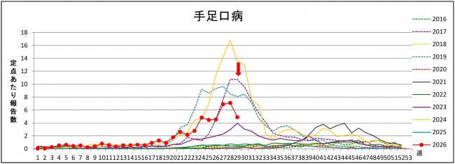 手足口病グラフ
