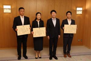 企業版ふるさと納税感謝状贈呈式