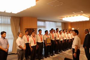 全国高校野球選手権大会出場校 表敬訪問