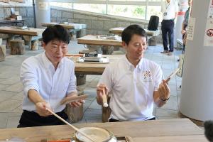 兵庫・岡山両県知事会議〔視察〕
