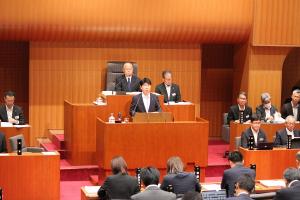 県議会9月定例会開会