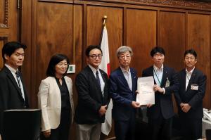 全国知事会要請活動 〔石井 参議院改革協議会座長〕