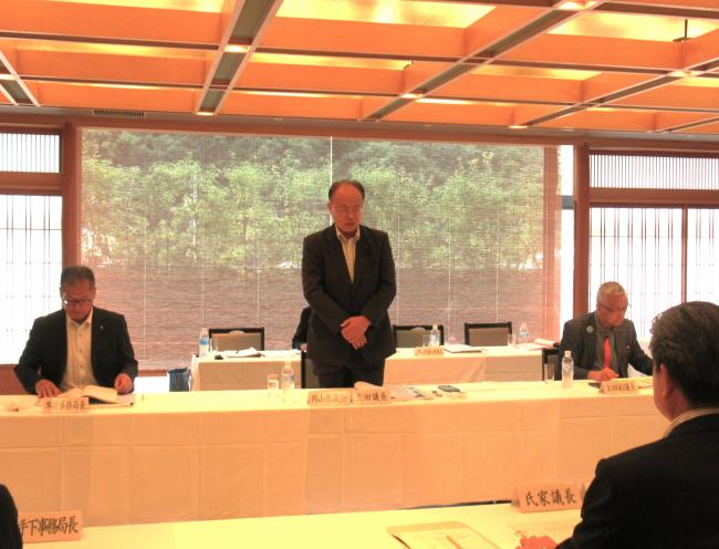 岡山・香川両県議会正副議長意見交換会写真1